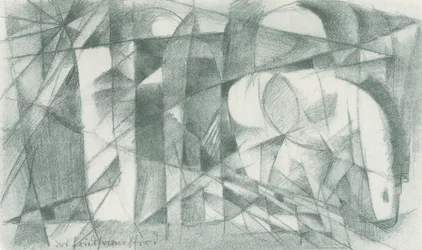 Franz Marc - Skicák z terénu - List 14