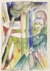 Horská koza; Bergziegen, 1914