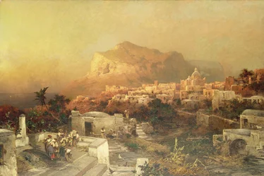 Capri, kolem 1870-79 (olej na plátně)