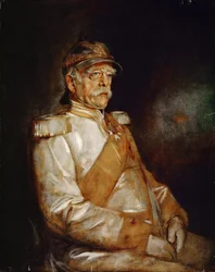 Portrét Otto von Bismarcka (1815-1898), Lenbach, Franz, von (1836-1904). Olej na plátně