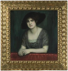 Marie s tmavým kloboukem, c. 1916.