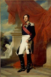 Portrét u nohou Leopolda I. (1790-1865), krále Belgičanů Obraz Xavera Winterhaltera (1806-1873) 1840 Ne. 2,78x1,81 m