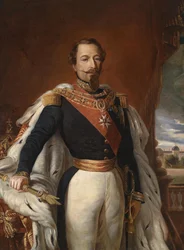 Portrét francouzského císaře Napoleona III. 1808-1873.