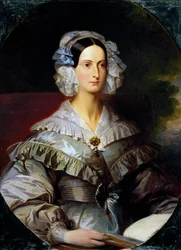 Portrét princezny Marie Orleánské od Franze Xaviera Winterhaltera