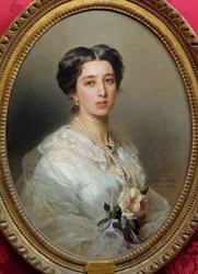 Princezna Gagarin Stourza Obraz od Xavera Winterhaltera (1806-1873) 1857 Florence Museum of Fine Arts