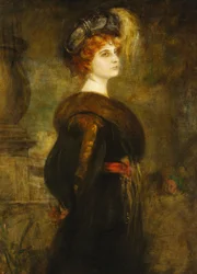 Portrét Lily Merkové, kolem roku 1902