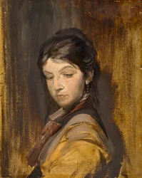 Neznámá dívka, Wilhelm Busch