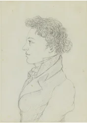 Franz Schubert 1797-1828, ve věku 17 let, asi 1814