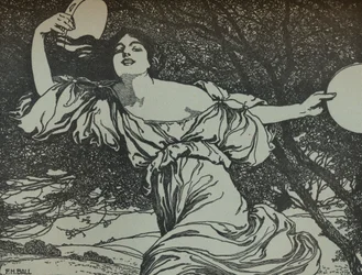 Bacchante, c20. století 1914-1915