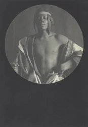 Etiopský monarcha, 1897, vytištěno kolem r. 1902.