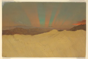 Kresba, Aurora Borealis, 1860-70