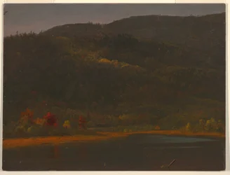 Kresba, Podzimní krajina, 1860-70