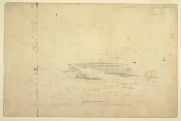Kresba, Studie mraků, srpen 1844