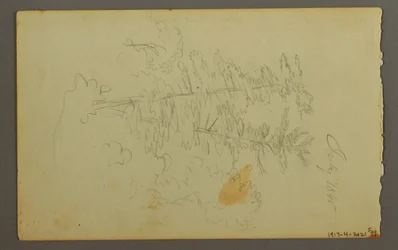 Kresba, Studie mraků, 1845