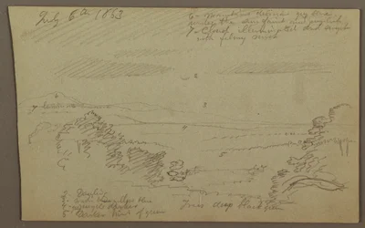 Kresba, Hudson Valley, 1863