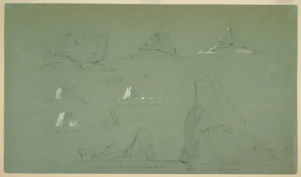 Kresba, Ledovce, 7. a 9. července 1859