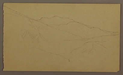 Kresba, krajina, květen-srpen 1865