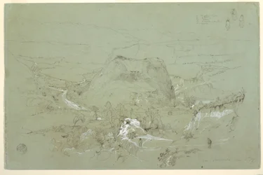 Kresba, Krajina poblíž Guarandy, Ekvádor, 5. června 1857
