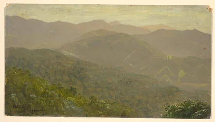 Kresba, Horská krajina, srpen 1865