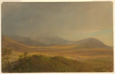 Kresba, Horská krajina, květen 1865