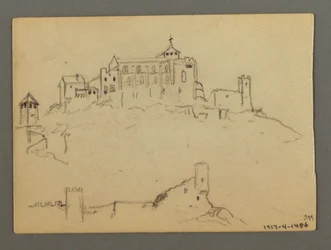 Kresba, Mountainside, pravděpodobně 1868
