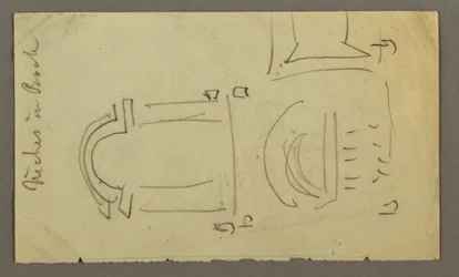 Kresba, obdélníkový design, pravděpodobně 1868