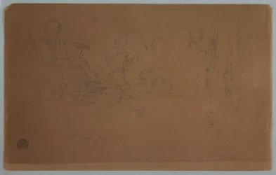 Kresba, Saberreta, Ekvádor, 23. července 1857