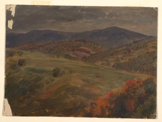 Kresba, Scéna v Catskills, 1870-80