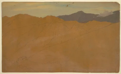 Kresba, jihoamerické hory, 1853 nebo 1857