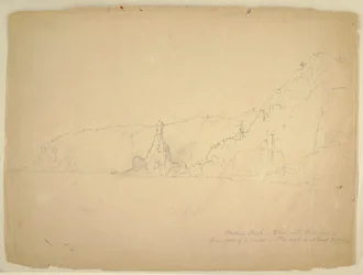 Kresba, "Socha Rock", září 1851