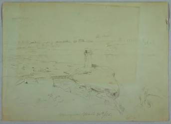 Kresba, Terrapin Point, 20. března 1856