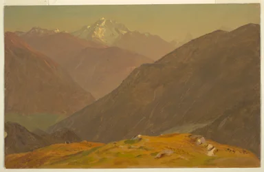 Kresba, Goell, u Berchtesgedenu, 1868