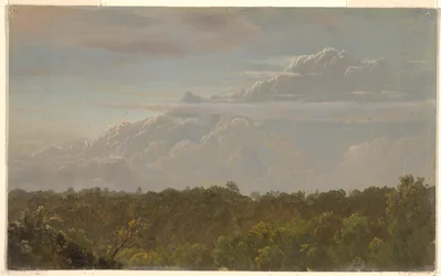 Kresba, Bouřková mračna, Jamajka, srpen 1865, 1865