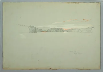 Kresba, Upper Tongue Lake, 1. října 1879