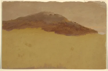 Kresba, Zalesněná stráň, 1870-80