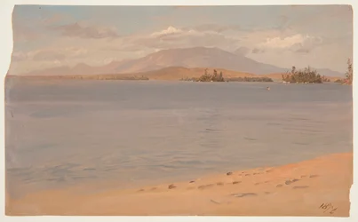 Mount Katahdin od jezera Millinocket
