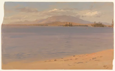 Mount Katahdin od jezera Millinocket