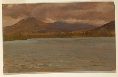 Hora Katahdin z jezera Katahdin