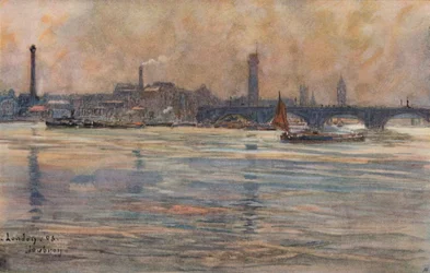 Temže, Londýn, c1893