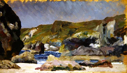 Kynance Cove (olej na panelu)