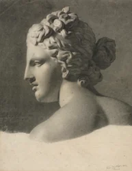 Studie sádrového odlitku a la bosse, 1806.