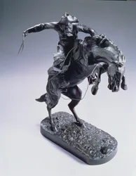 The Bronco Buster, 1889 (bronz s hnědou patinou)