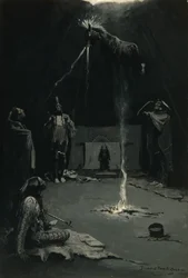 The Going of the Medicine-Horse (Indický Bůh ohně) 1897