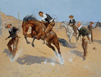 Turn Him Loose, Bille, kolem roku 1893 (olej na plátně)
