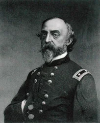 George Gordon Meade (1815-72) vyryl Robert E. Whitechurch (1814-c.83) po fotografii (rytina)