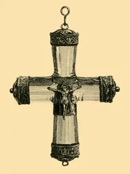Křišťálový krucifix, c1550, 1881.