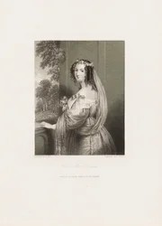 Flora MacDonald, cca 1850 (tisk)