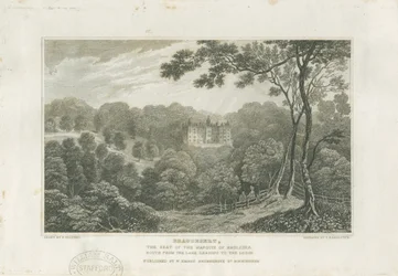 Beaudesert Hall and Park: rytina, nd [c 1830]