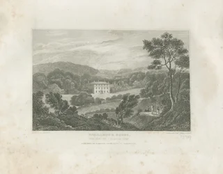 Colton - Bellamour House: rytina, nd [c 1830]