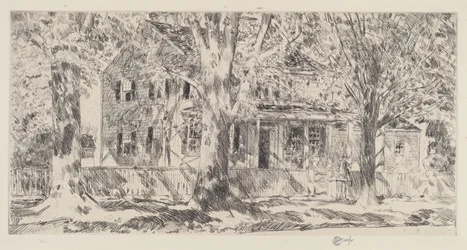 Dům na hlavní ulici, Easthampton, 1922.
